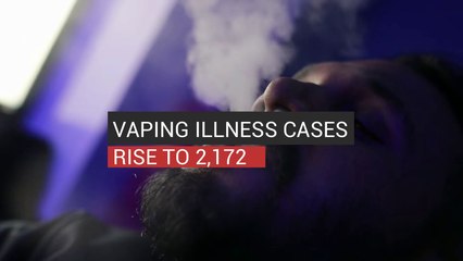 Vaping Illness Cases Rise To 2,172