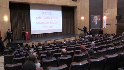 10 Kıbrıs gazisine madalya ve berat takdim edildi