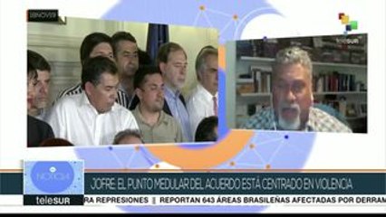 Jofré: "Acuerdo por la paz" es una trampa semántica y política