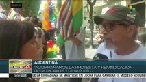 Argentinos se movilizan en rechazo al golpe de Estado en Bolivia