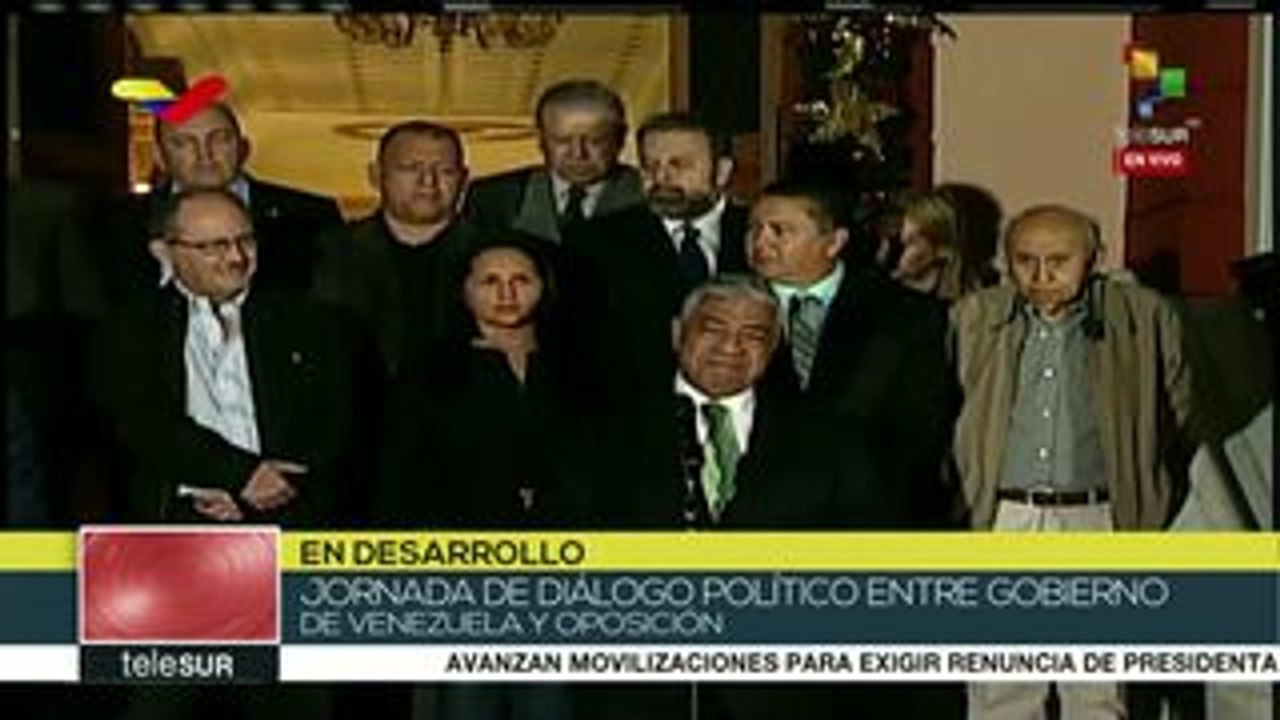 Gobierno y oposición de Venezuela logran acuerdos en mesa de diálogo