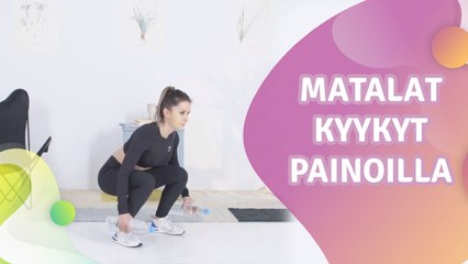 Matalat kyykyt painoilla - Askel Terveyteen