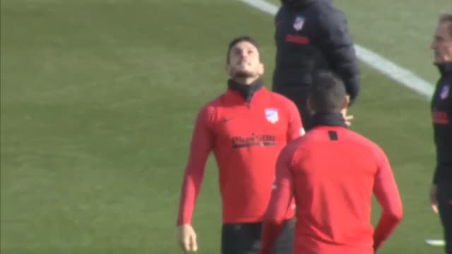 El Atlético sigue preparando el partido contra el Granada