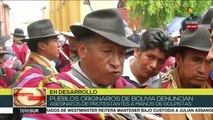 Marchan miles de bolivianos pro la renuncia de Jeanine  Áñez