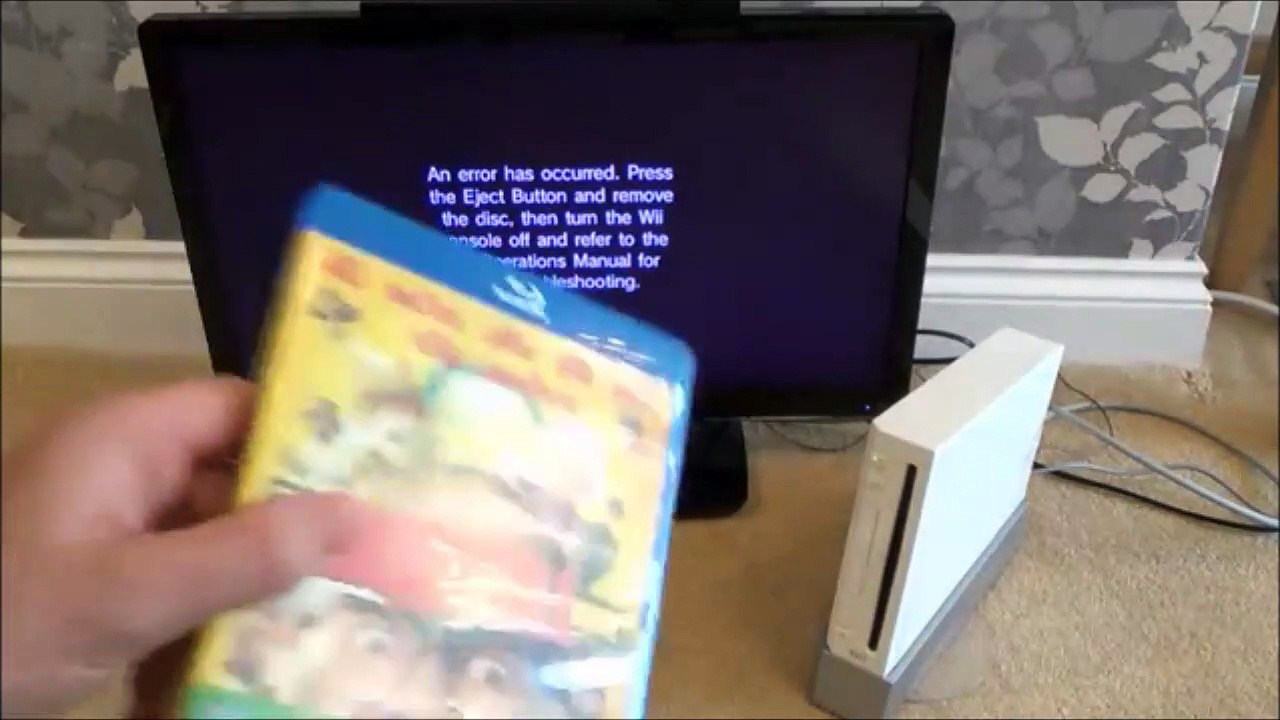 foreign disc in a wii