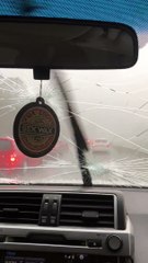 Hail Storm Wreaks Havoc on Highway
