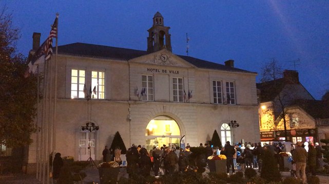 Châteaubriant. L’Hôtel de Ville s’habille en bleu pour la nuit