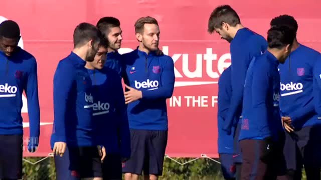 El Barça recupera alguno de sus internacionales
