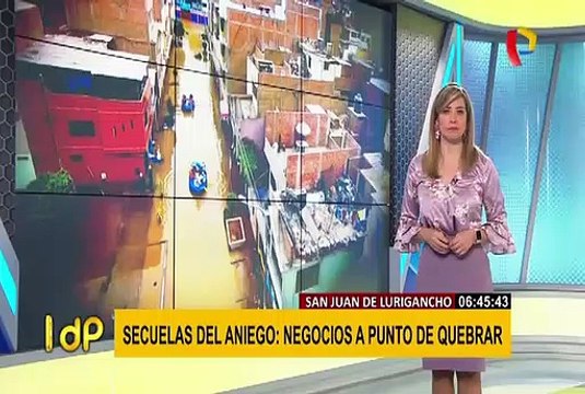Aniego en SJL: comerciantes afectados por obras inconclusas de Sedapal