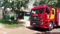 Casa é atingida por incêndio na região do Coqueiral