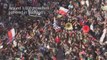 Protesters gather in Santiago marking a month of demonstrations