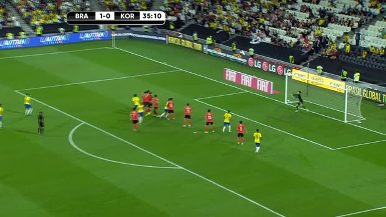 Coutinho scores trademark free-kick in Brazil win