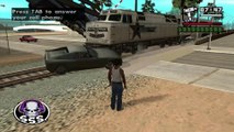 Can 3 trucks Stop The Train GTA Sanandreas CJ's Madness EXPERIMENT
