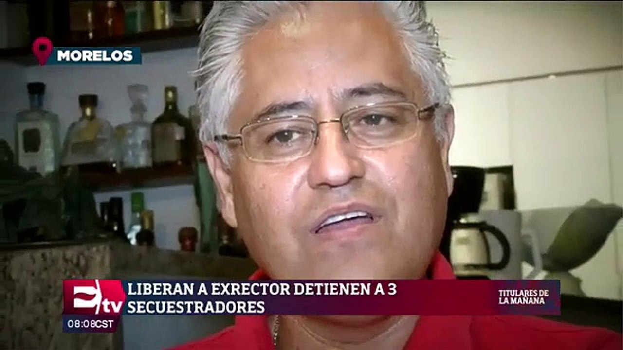 Rescatan a exrector de la Universidad Autónoma del Estado de Morelos