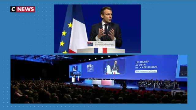 L'oral d'Emmanuel Macron devant le Congrès des maires