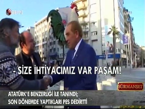 Atatürk'e benzerliğiyle tanındı; son dönemde yaptıkları pes dedirtti