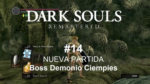 DARK SOULS PS4 REMASTERED #14 Boss Demonio Ciempies - CanalRol 2019