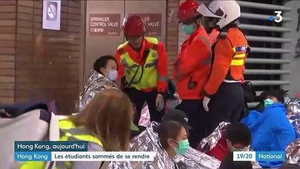 Hong Kong : les étudiants frondeurs sommés de se rendre