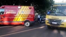 Motociclista fica ferido após atropelamento no Bairro Claudete