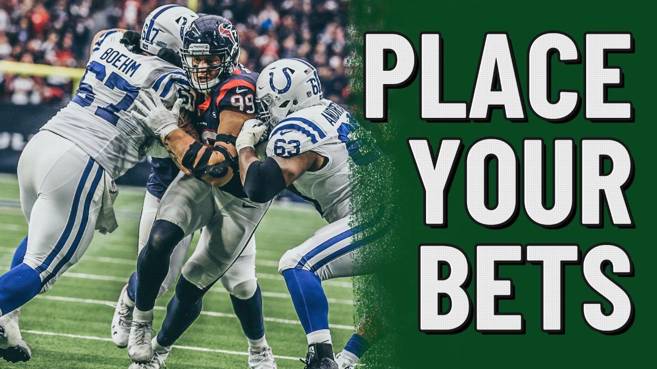 Place Your Bets: Colts v Texans
