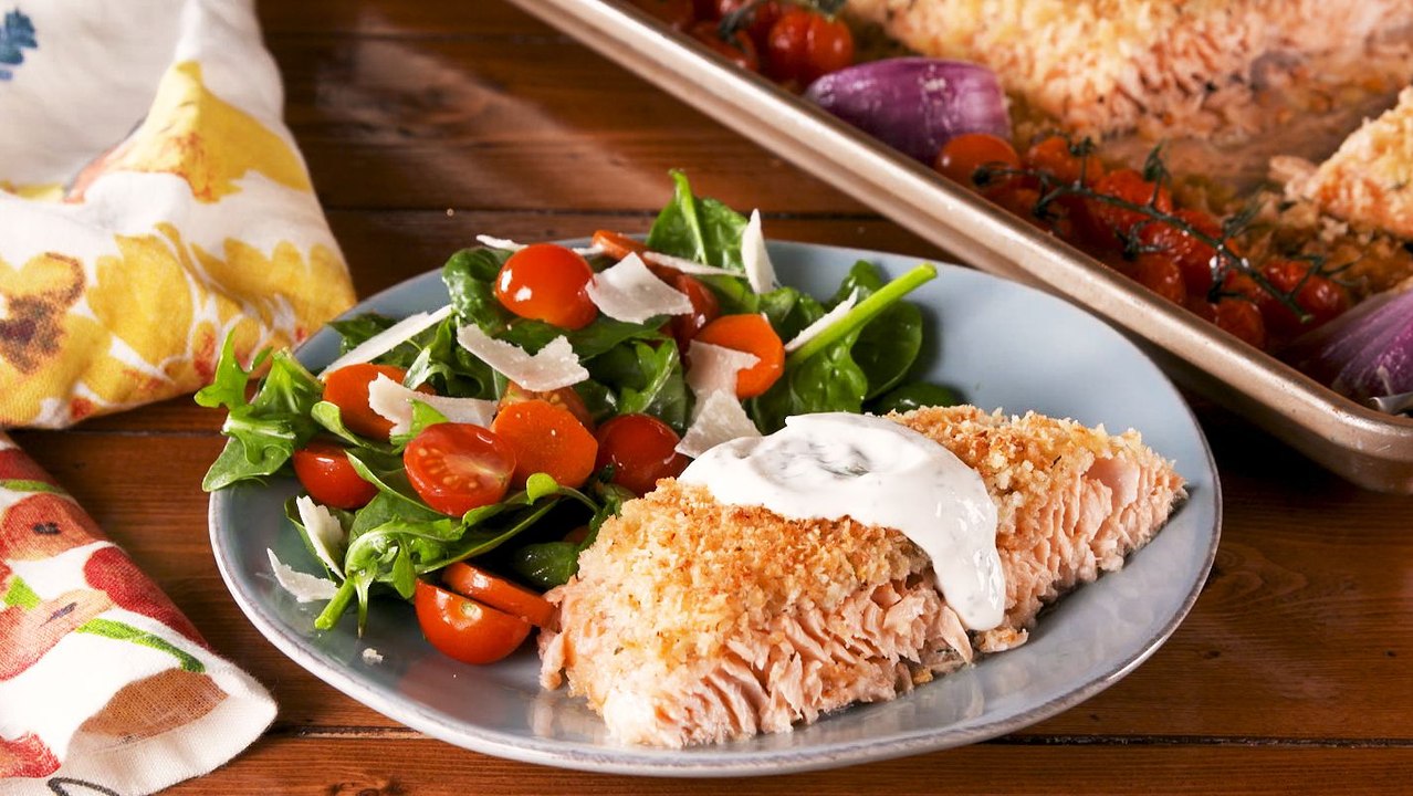 Parm Crusted Salmon Is Crunchy Perfection