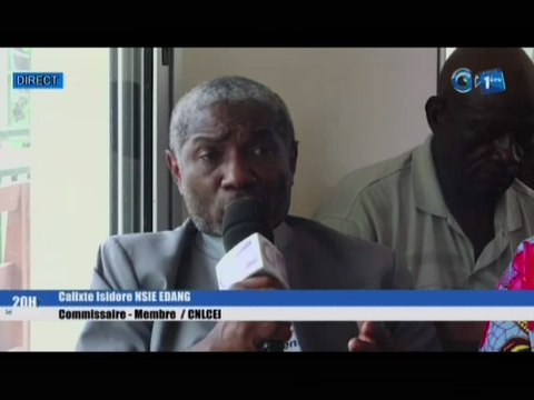 RTG/Escale de la caravane de sensibilisation sur la lutte contre la corruption et l’enrichissement illicite à Ndjolé