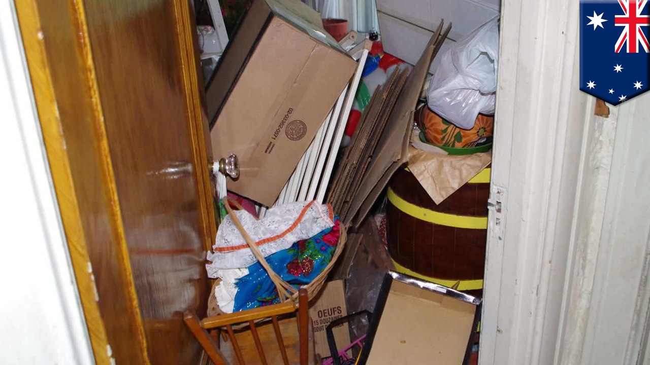 Trapped hoarder rescuedafter massive junk cave-in
