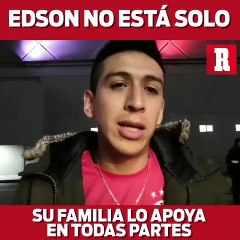 Familiares de Edson Álvarez llegan a al Nemesio Diez para apoyarlo