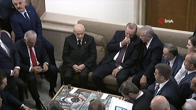 Cumhurbaşkanı Erdoğan, MHP lideri Bahçeli ile görüştü