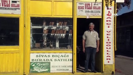 Geleneksel yöntemlerle üretilen Sivas bıçakları jilet kadar keskin