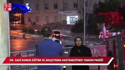 下载视频: Bakırköy Dr. Sadi Konuk Eğitim ve Araştırma Hastanesi’nde yangın