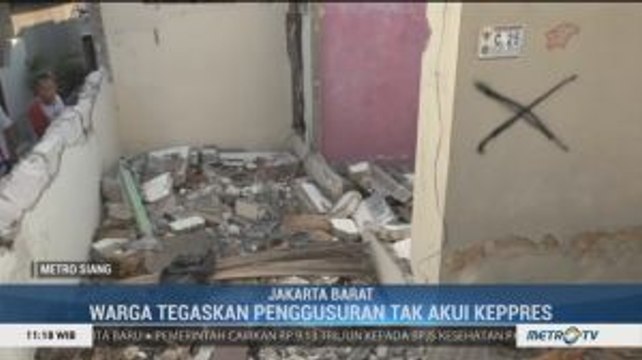 Penghuni Kompleks Purna Dharma Caraka Tolak Penggusuran