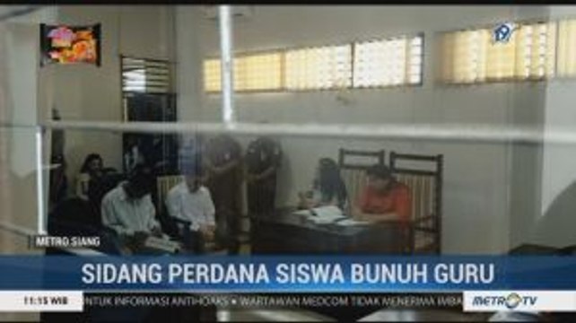 Sidang Perdana Kasus Siswa Bunuh Guru di Manado Digelar Tertutup