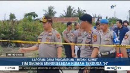 Tim Gegana Polda Sumut Geledah Rumah Terduga Teroris
