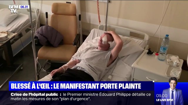 Ils nous ont mis dans un guet-apens. Le gilet jaune blessé à l’œil lors de la manifestation samedi annonce qu'il va porter plainte