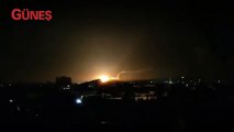 Terör devleti İsrail, Suriye'yi vurdu