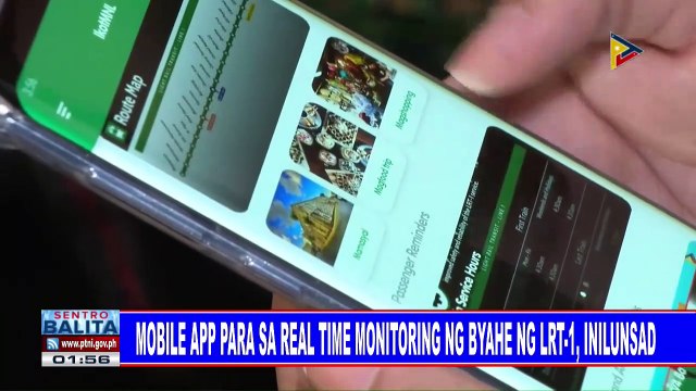 Mobile app para sa real time monitoring ng byahe ng LRT-1, inilunsad