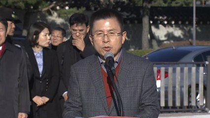 한국당 황교안 대표, 단식 돌입 / YTN