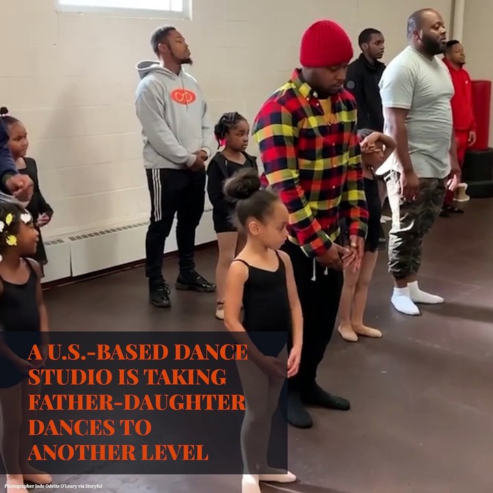 Dads Take Ballet Lessons With Their Daughters