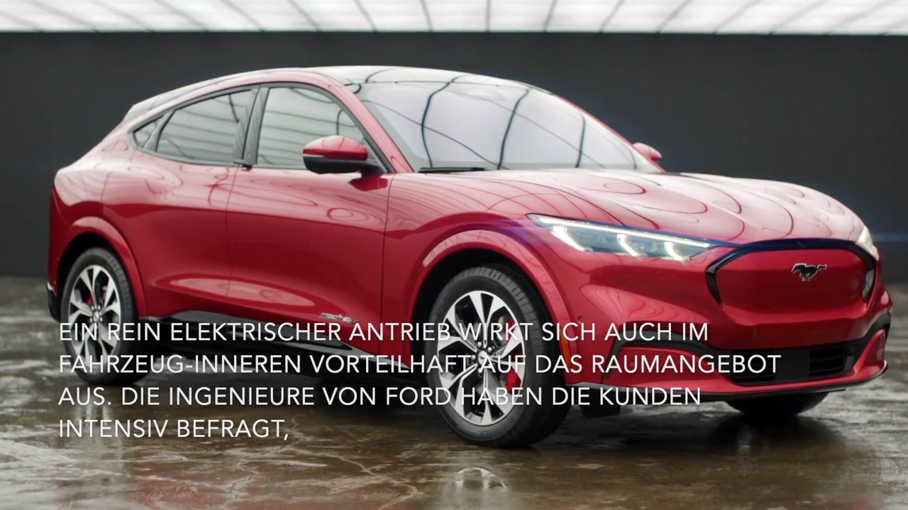 Das Interieur des neuen Mustang Mach-E - Fließend leichte Formen, einfache Bedienung