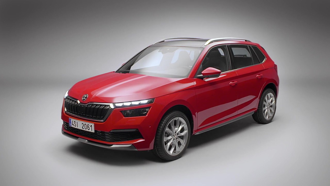 Der neue SKODA KAMIQ - Schwarze Monte Carlo-Features vermitteln Sportlichkeit