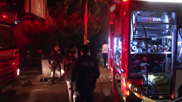 Kartal’da mobilya atölyesinde çıkan yangında bir kişi yaşamını yitirdi