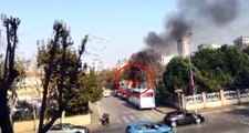 Kadıköy'de lüks cip bomba gibi patladı