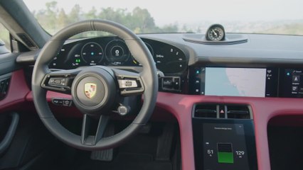Porsche Taycan 4S Interior Design