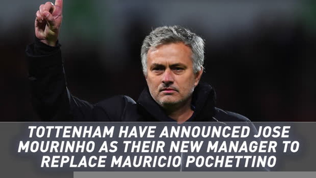 Mourinho appointed as new Tottenham manager