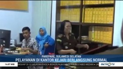 Pascaledakan, Aktivitas di Kejari Parepare Normal