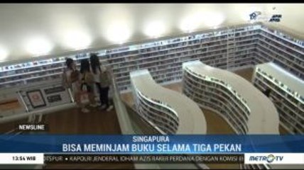 Perpustakaan yang Terselip di Dalam Mal Singapura