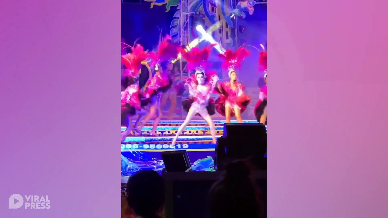 High Energy Dancing At Thailand Carnival