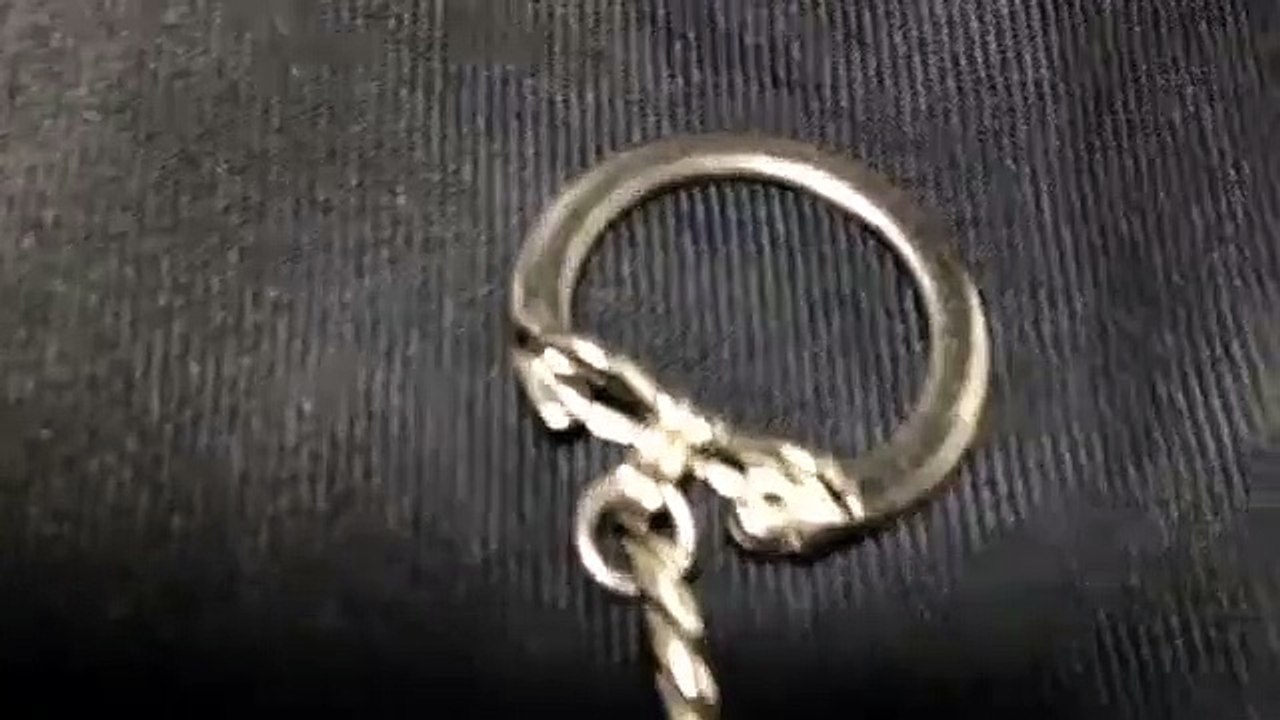 アメリカ　1890年 モルガンダラー 1ドル 銀貨 コイン　キーホルダー Morgan Doller Coin