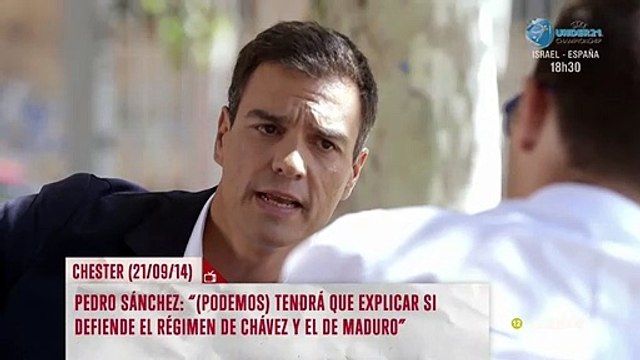 Mentiroso empedernido : El vídeo de Pedro Sánchez sepultando a Podemos por sus vínculos con el régimen chavista